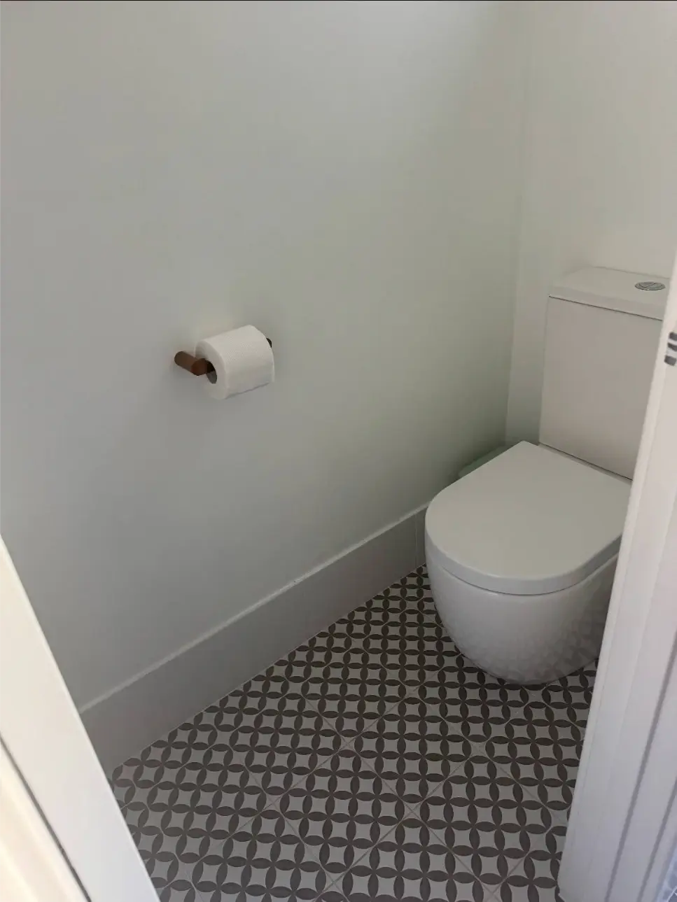 Partial bathroom renovation updates